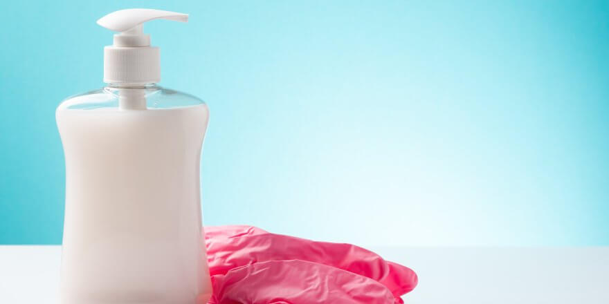 Personal Protection and Hygiene in Coronavirus Pandemic. Sanitiz