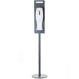 HandStation Elite Floor Standing Automatic Touch Free Hand Sanitiser System – Liquid Spray Dispenser