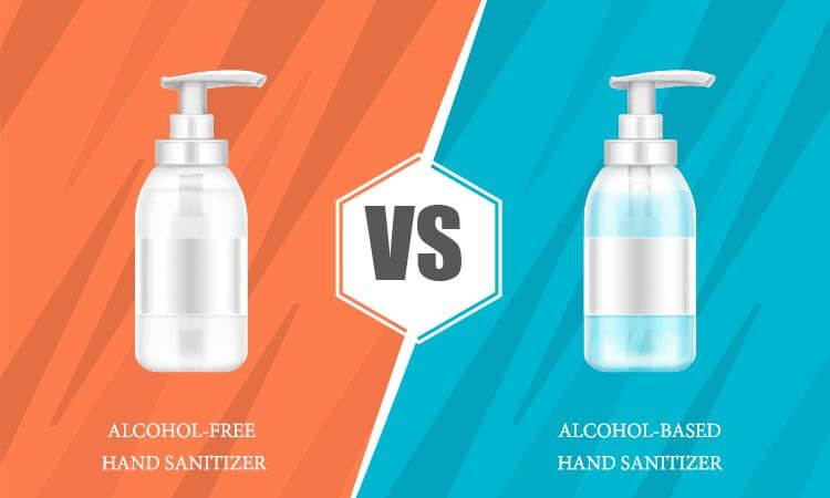 Alcohol vs Alcohol-Free Hand Sanitiser