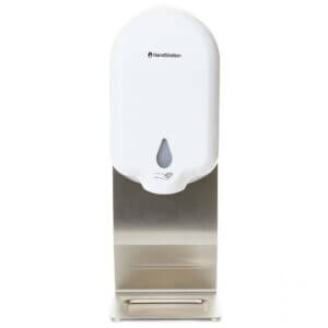 HandStation Eco Desktop Automatic Touch Free Hand Sanitiser System – Liquid Spray Dispenser