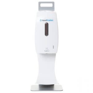 HandStation Elite Desktop Automatic Touch Free Hand Sanitiser System – Liquid Spray Dispenser