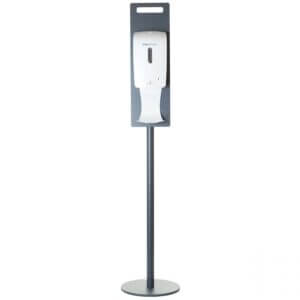 HandStation Elite Floor Standing Automatic Touch Free Hand Sanitiser System – Gel Dispenser