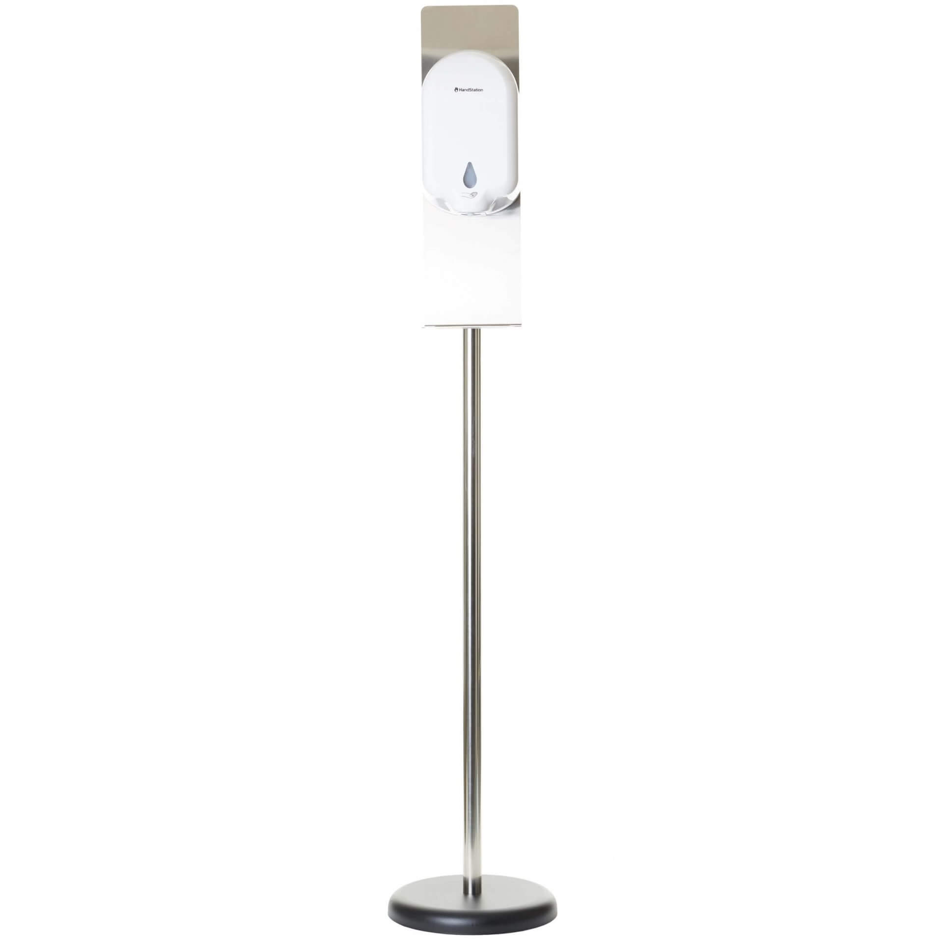 HandStation Eco Floor Standing Automatic Touch Free Hand Sanitiser System – Liquid Spray Dispenser