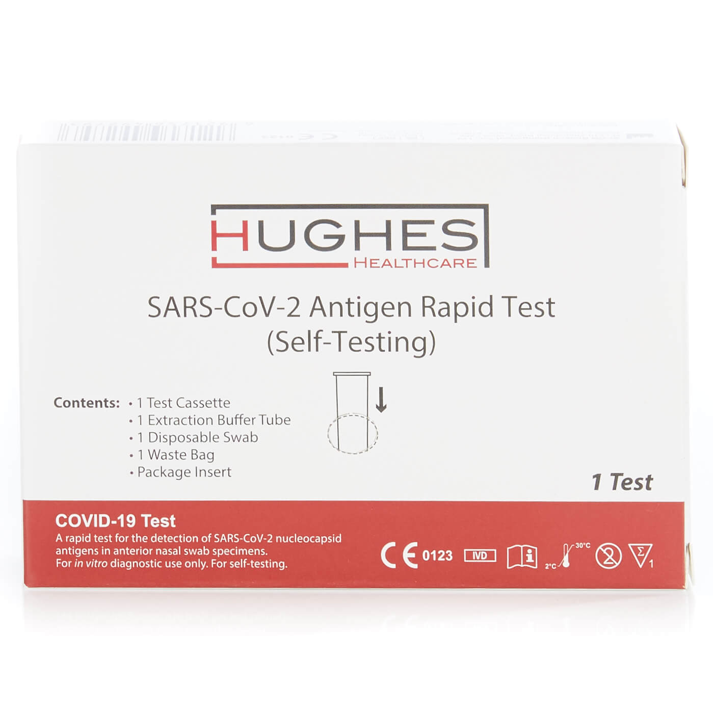 Hughes Healthcare Rapid Antigen Test Kits for Covid-19 (Home Test Kit)