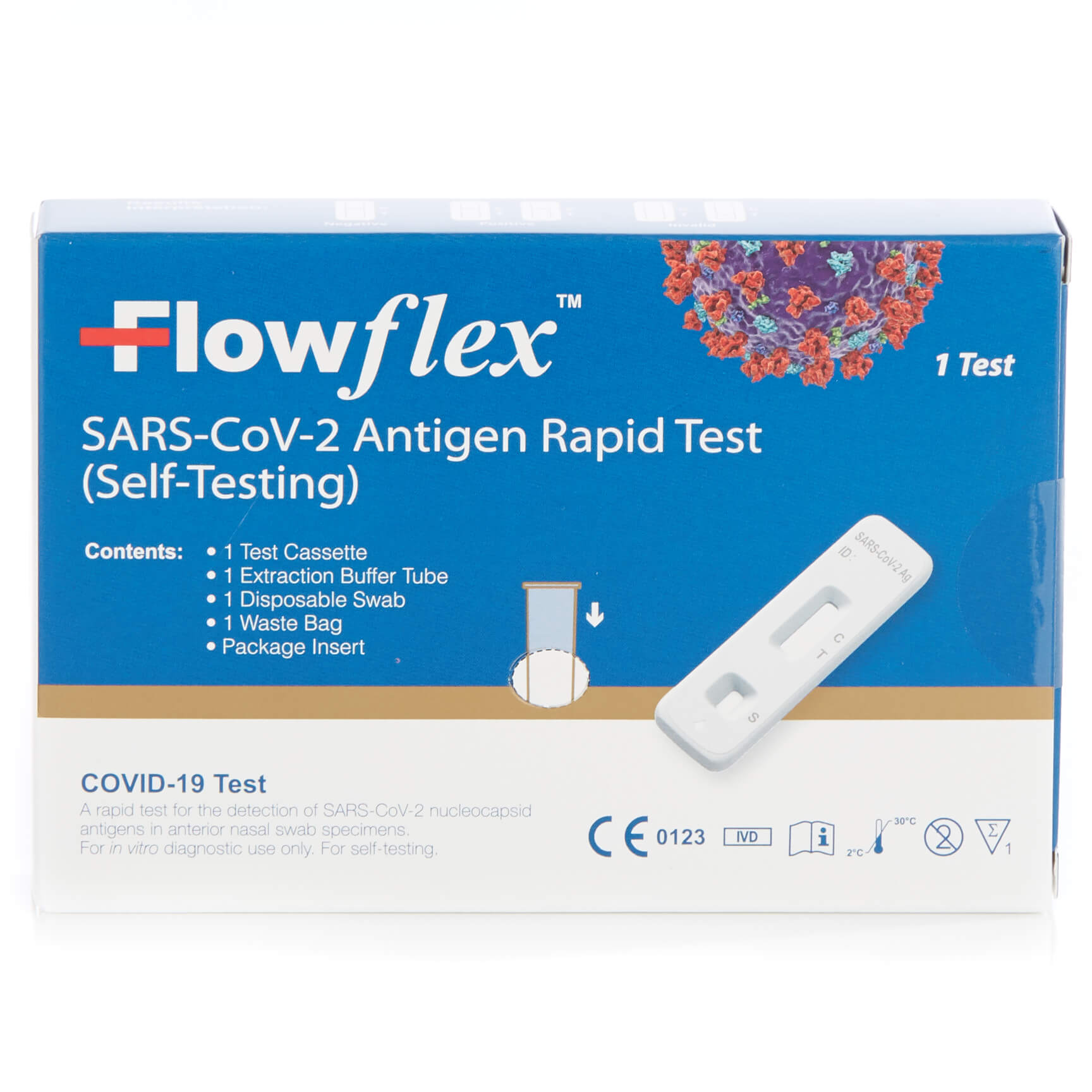 Acon FlowFlex Wholesale Rapid Antigen Test Kits for Covid-19 (Self-Tests)