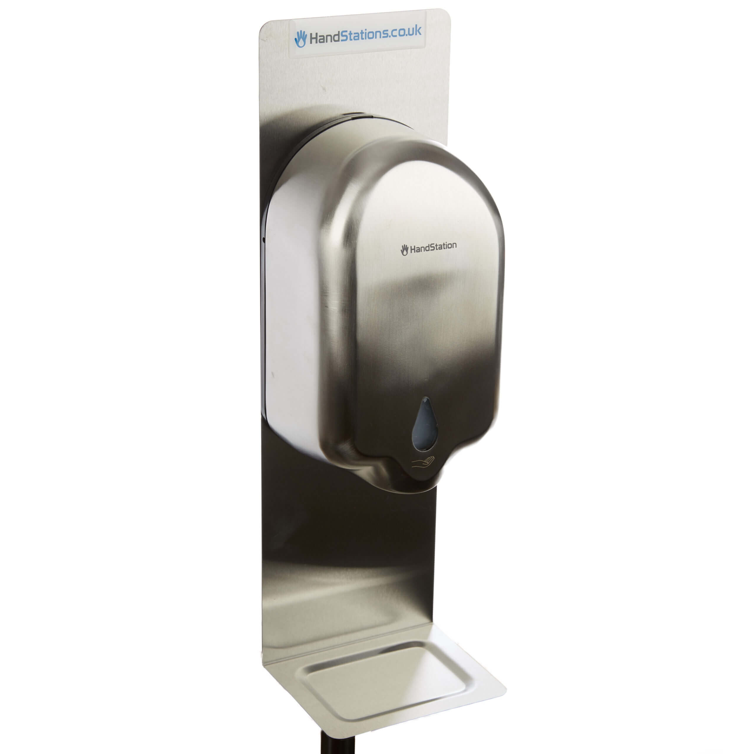Stainless Steel Floor Standing Sanitiser Dispenser